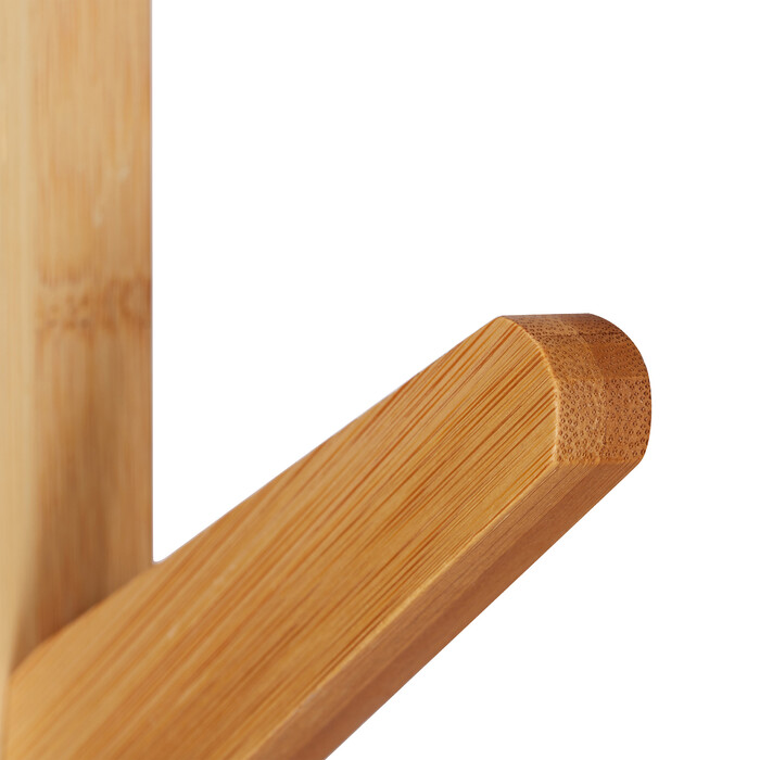 Relaxdays Bamboo Coat Rack