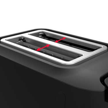 Тостер Tefal TT533811, чорний, 850 Вт