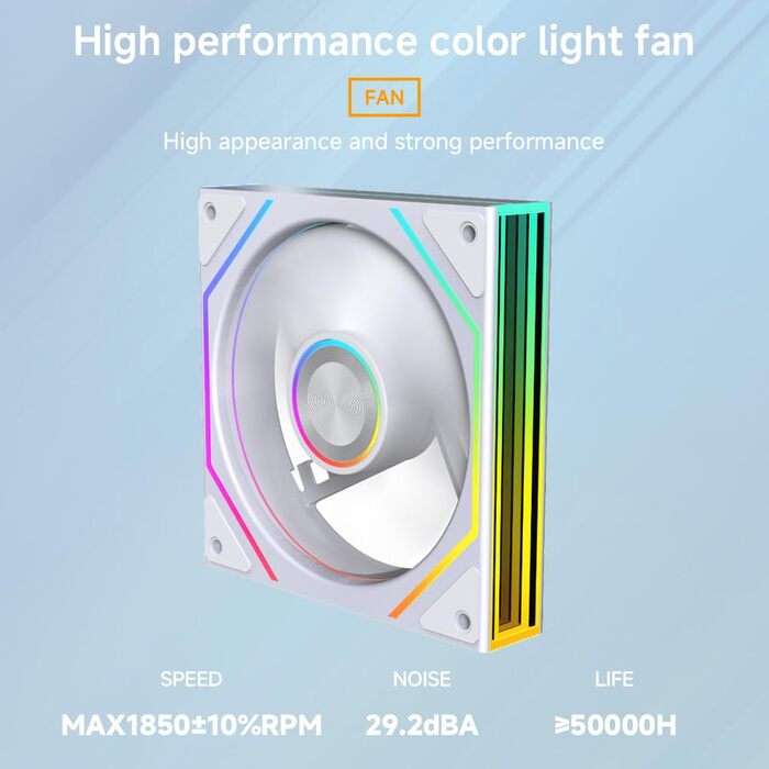 Jungle Leopard ProFlow AIO: 240мм водяне охолодження з LCD-дисплеєм, ARGB вентилятор, підтримка AM4/AM5/LGA1851/1700 (Чорний)