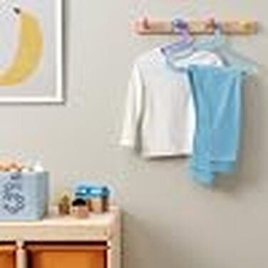 Дитячі вішаки для одягу IKEA BAGIS, пастельні кольори, набір 16 шт.