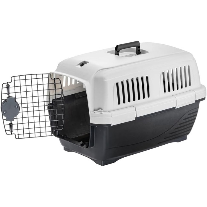 Транспортна переноска для собак Ferplast Clipper 4, IATA-сертифікована, середнього розміру (до 20 кг), 57 x 37 x 36 см