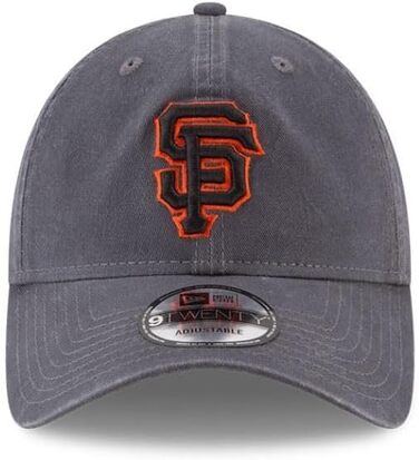 Кепка бейсболка New Era MLB Core Classic 9twenty San Francisco Giants сіра унісекс
