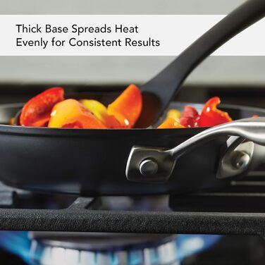 Пательня-гриль KitchenAid з виливом, 29 см, антипригарна, чорна - для індукційних плит