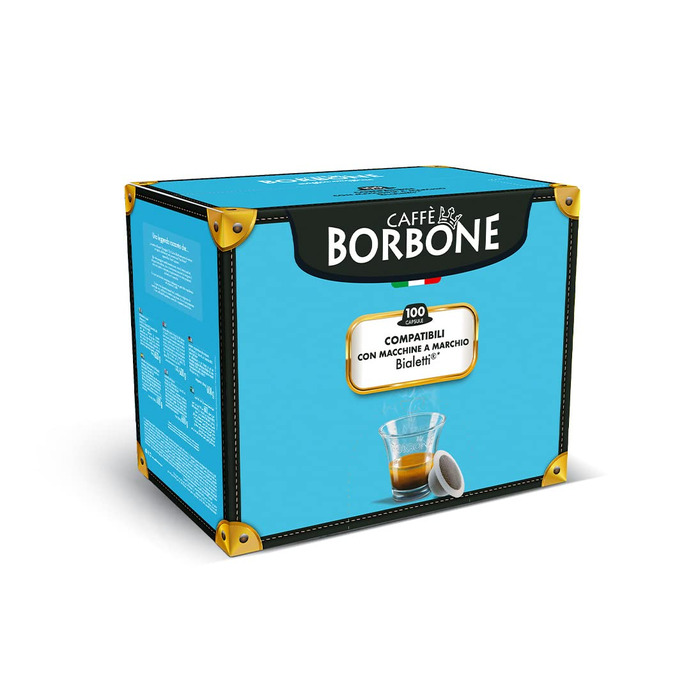 Кава в капсулах Caffè Borbone Rossa (Червона суміш), сумісні з кавомашинами Bialetti, 100 шт