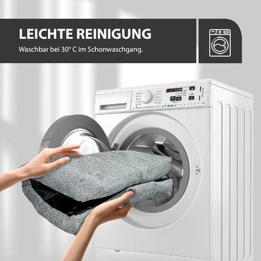 Ляжка для собак Rohrschneider, Made in EU, з антиковзким покриттям, для собак маленьких, середніх та великих порід, та котів. Включає миску для корму. Розмір 2 (тюркІс), 47 x 30 x 7 см.