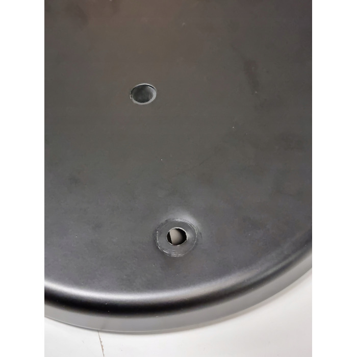 Набір для туалету Yoka Home: тримач для туалетного паперу та йоржик, чорний, стиль лофт