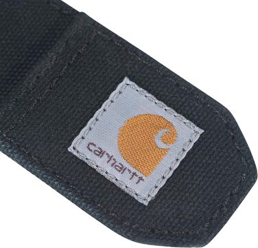 Чоловічий міцний ремінь Carhartt з цупкого канвасу, чорний, розмір 38W