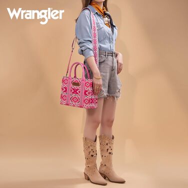 Сумка жіноча Wrangler Azteken Peach Pink: стиль вестерн, модний аксесуар