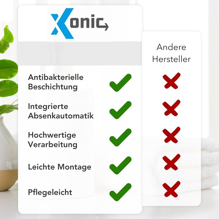 Преміум сидіння для унітазу Xonic Design з мікроліфтом (м'яке закривання), декороване принт-мотивом, МДФ (Mdf186)