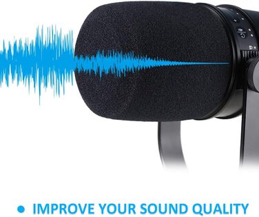 Тримач для мікрофона SUNMON Boom Arm для MV7 Set (з вітрозахистом), сумісний з MV7/MV7X/SM7B та іншими мікрофонами