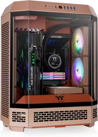 Корпус ПК Thermaltake The Tower 600 ATX Mid-Tower: скляний дизайн, USB-C, підтримка 420/360мм радіатора