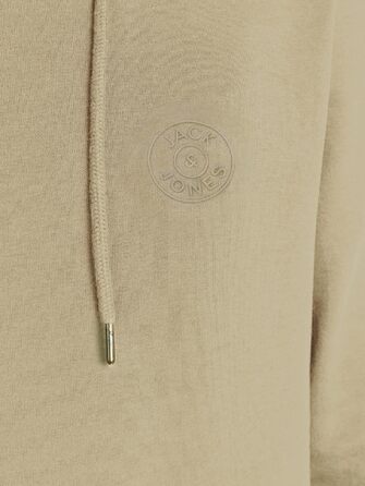 Чоловіче худі Jack & Jones JJ Basic OGO Sweat Hood Noos (XS, колір Crockery Tonal)