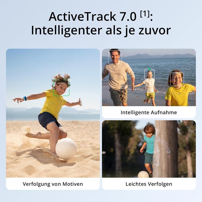 DJI Osmo Mobile 7 - Стабілізатор для смартфона з інтегрованим штативом, 3-осьовий, ActiveTrack 7.0, ShotGuides, 10 годин роботи