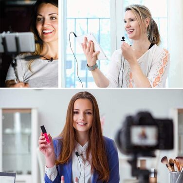 BOYA BY-M1 Металевий кліп-мікрофон 3.5mm для смартфонів, DSLR, відеокамер, аудіорекордерів та ПК (з вітрозахистом)