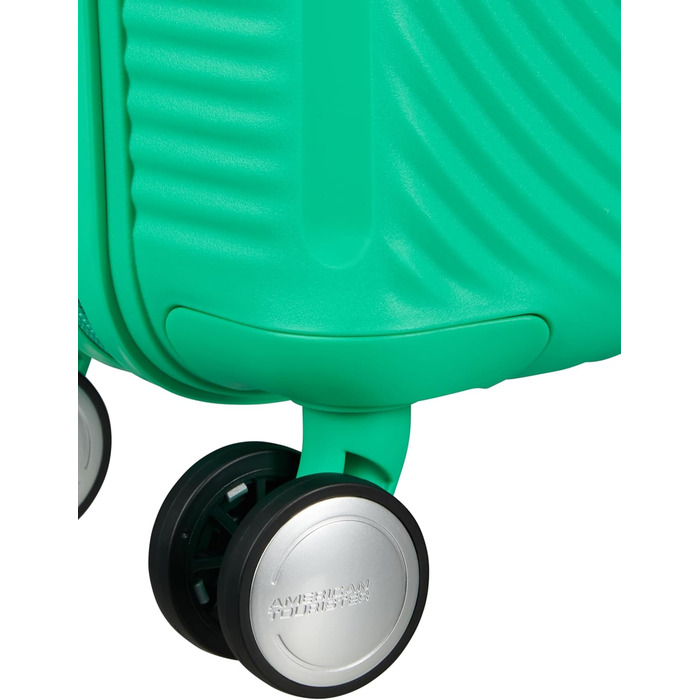 Чемодан American Tourister Hartschalenkoffer 77 см, Trolley з 4 колесами, TSA-замок, розширюваний, легкий, 97/110 л, чорний (Bass Black)