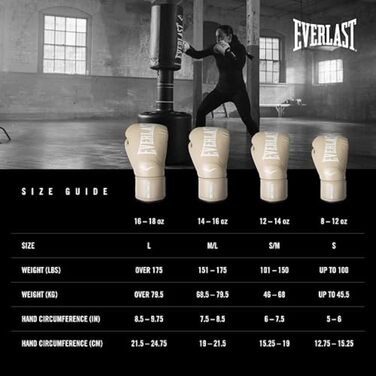 Боксерські рукавички Everlast Elite Prostyle для жінок (12OZ, Champagne)