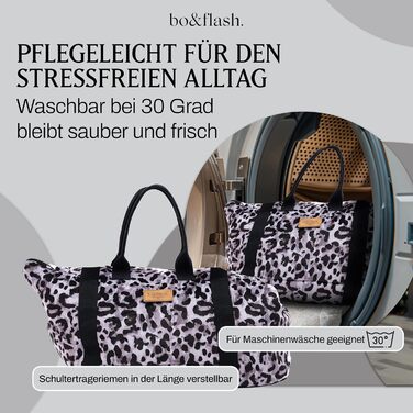 bo&flash Hundetragetasche Portland – Сумка-переноска для собак Portland (Claudelle) – до 7 кг, зручна та стильна