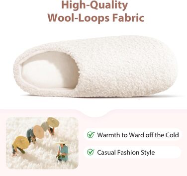 Жіночі домашні тапочки Anmerl з меморі-піною, теплі зимові тапочки з м'яким плюшевим підкладкою, антиковзаючі, 38/39 EU, Колір: Коричневий