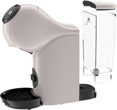 Кавомашина NESCAFÉ Dolce Gusto Genio S від KRUPS, 15 Bar, компактна, автоматичне відключення, 30+ напоїв, KP243B (Taupe)