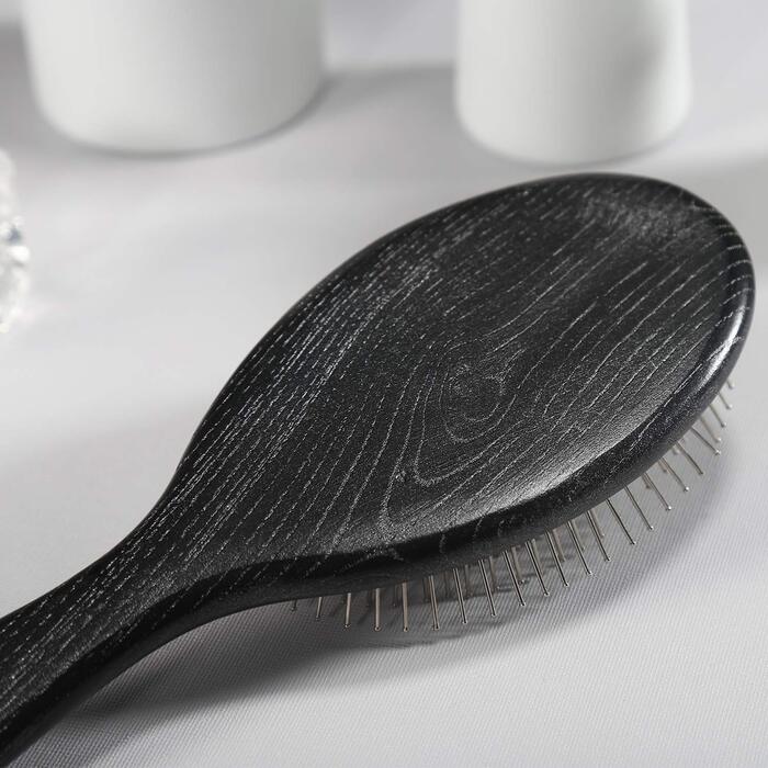 BESTOOL Щітка для волосся Paddle Detangler з металевими щетинками, для розплутування та масажу, підходить для кучерявого та довгого волосся, для мокрого та сухого волосся