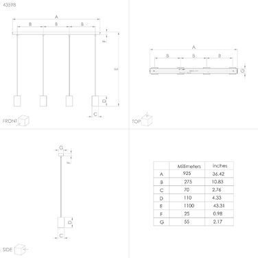 Настільна лампа EGLO Prestwick: вінтажний дизайн, індустріальний стиль, бетонна основа сірого кольору, вимикач, патрон E27