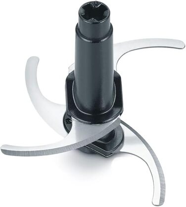 Multi-Zerkleinerer GRAEF CH502: Чорний подрібнювач з нержавіючої сталі, керування однією рукою, для фруктів та овочів