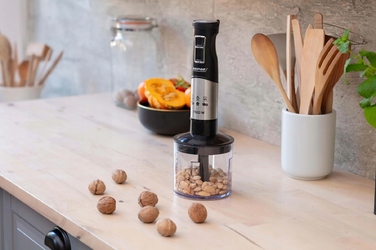 Ручний блендер MPM MBL-34M, 1500 Вт, чорний