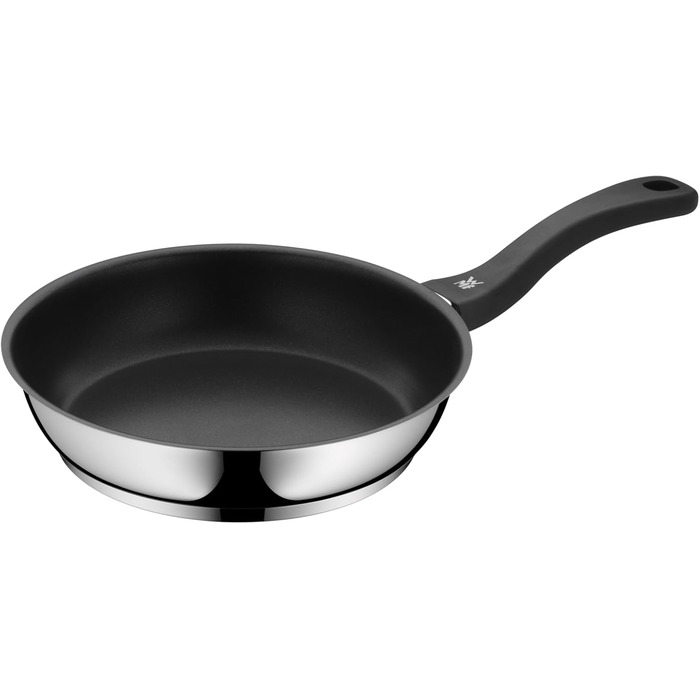 WMF Devil 24cm Non-Stick Fry Pan - Induction Compatible, Cromargan Stainless Steel, Plastic Handle