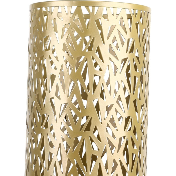 Металевий підставка для парасольки Topiky, кругла, золота, 15x10,5 см