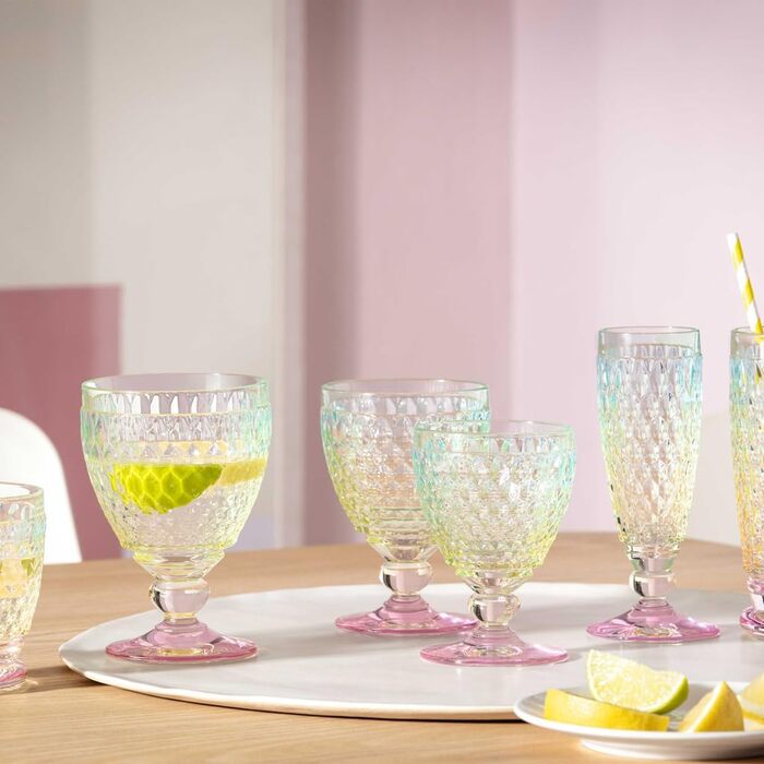 Бокал для шампанського Villeroy & Boch Boston Pearl, кольоровий, блискучий, для шампанського, просекко, сект, кришталеве скло