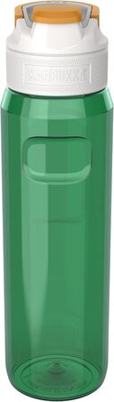 Kambukka Water Bottle - ELTON Model - 500/750/ - Water Bottle - dirt and odor resistant - shockproof - dishwasher safe - easy to clean - Milliliter markings (Olive Green 2.0, 1000 ml)