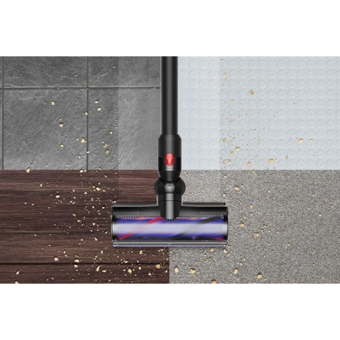 Бездротовий пилосос Dyson V8 Cyclone: потужність 130 AW, до 40 хв роботи, технологія Motorbar проти заплутування волосся, видаляє шерсть тварин, для підлоги та рук