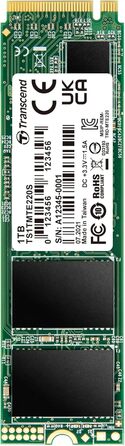 SSD накопичувач Transcend 1TB MTS220S NVMe PCIe Gen3 x4 M.2 2280 з DRAM Cache
