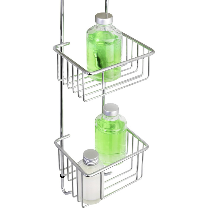 Підвісна полиця для душу Kowald Design, хром, вузька, 68x15x12 см