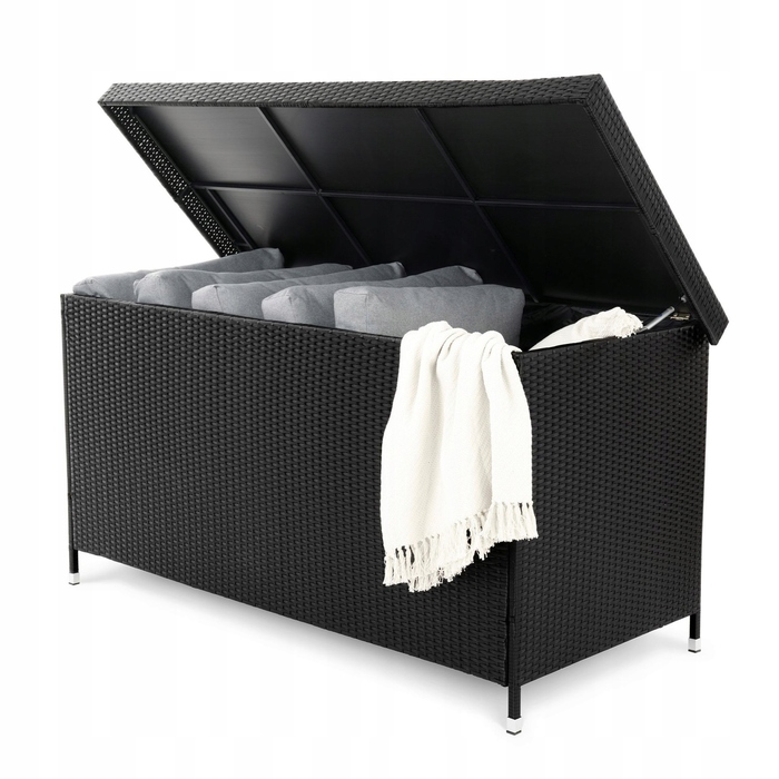 Садова скриня Di Volio Belia 102RSB, 178x83x90 см, чорна