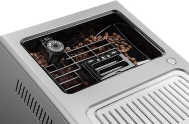 De'Longhi PrimaDonna Class ECAM 550.85.MS fully automatic coffee machine with LatteCrema milk system, cappuccino and espresso at the touch of a button, 3.5 inch TFT color display and app control, silver