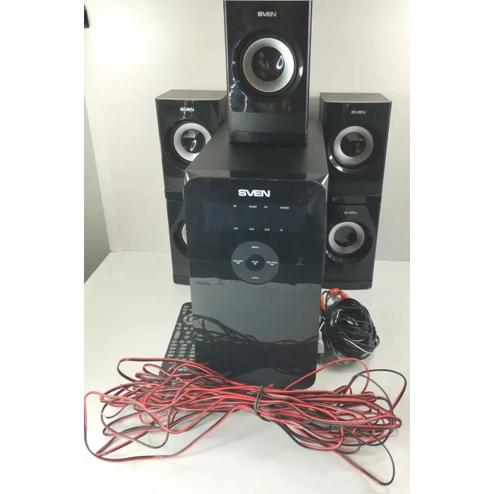 Акустична система 5.1 SVEN HT-201, 80 Вт, чорна