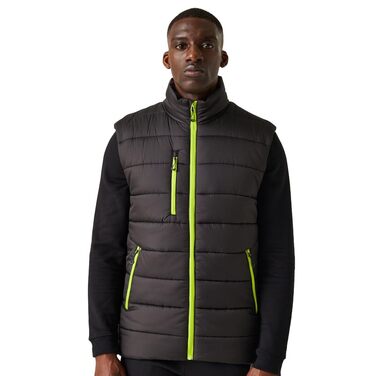 Чоловічий терможилет Regatta Professional Navigate Body Warmer, чорний/зелений, розмір 3XL