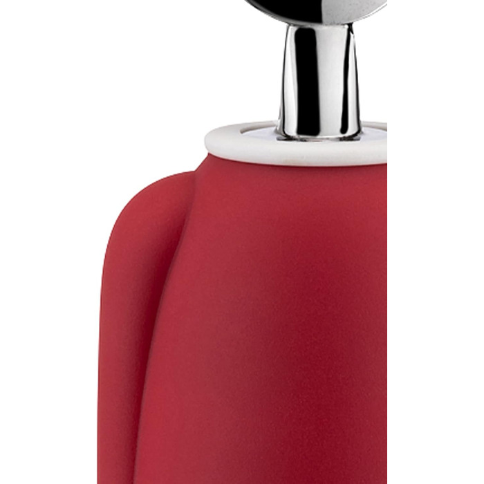 Alessi AAM23 R Corkscrew - Red Chrome-Plated Zamak & Thermoplastic Resin Design Bottle Opener