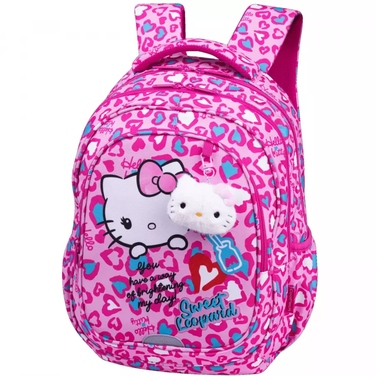 Шкільний багатокамерний рюкзак Hello Kitty CoolPack, рожевий, багатоколірний