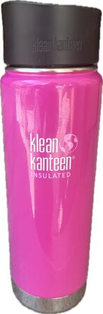 Klean Kanteen Wide Vacuum-Insulated Water Bottle with Cafe Cap 2.0 (591 ml, Wild Orchid)
