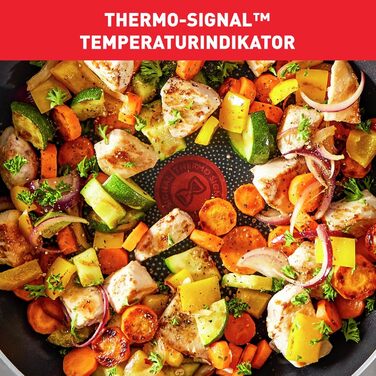 Сковорода Tefal Resist 20 см з антипригарним покриттям та індикатором нагріву