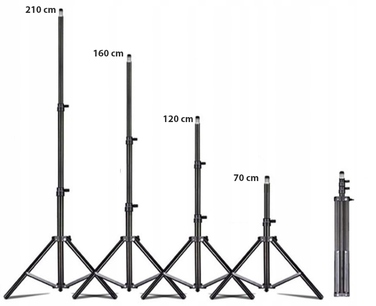 Кільцева LED-лампа 60W 35см з пультом та штативом 200см для макіяжу та YouTube