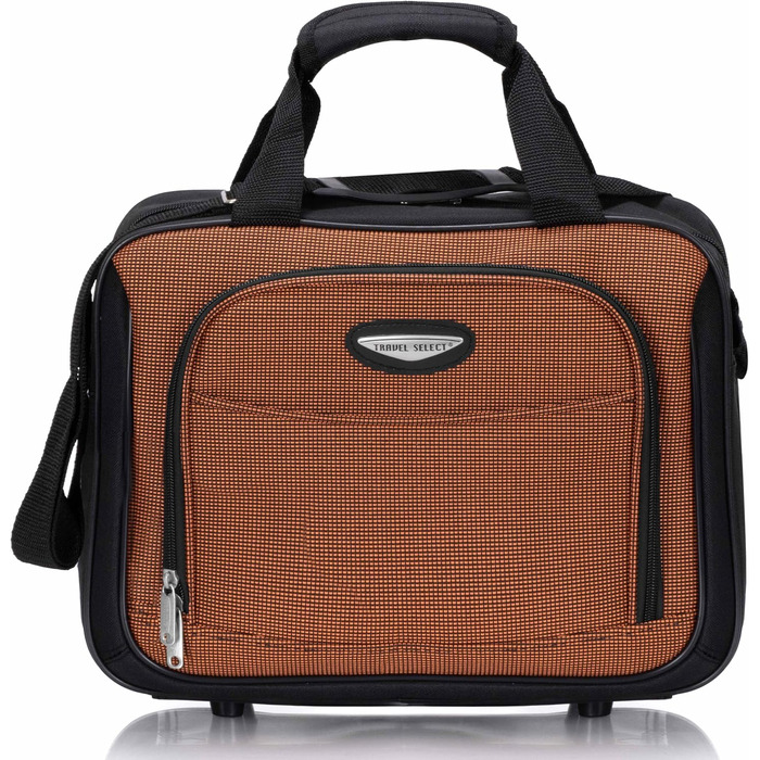 Набір валіз Travel Select Amsterdam (4 шт.) - розширюваний, 88 літрів, червоний, помаранчевий, сірий