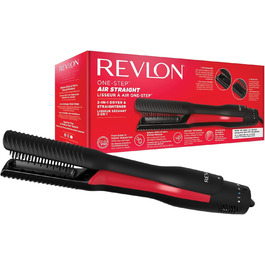 Revlon SmoothStay 25mm Coconut Oil Infused Flat Iron with Travel Pouch - Professional Hair Straightener