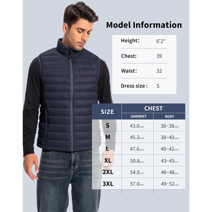 Чоловіча жилетка Pioneer Camp Leichte Pufferweste: легка, стеганая, водонепроникна, з можливістю складання, для роботи, відпочинку, подорожей (сірий)