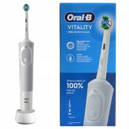 Електрична зубна щітка Oral-B Vitality Precision Clean, біла