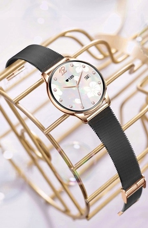 Смарт-годинник Torica SmartWatch AMOLED, 300 мАг, з функцією дзвінків та тонометром, золотий