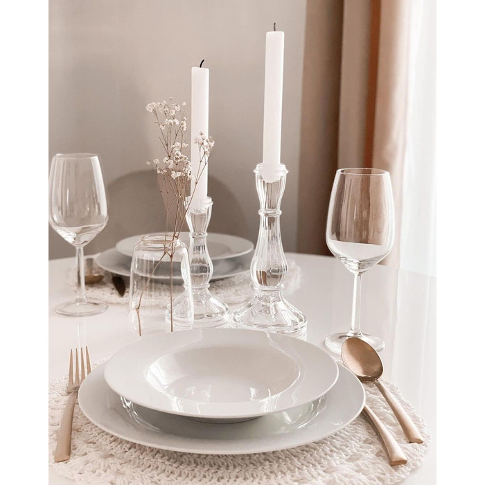 ECHTWERK Avelino Flatware Set, Bronze Edition, 20-Piece, Dinnerware Set for up to 4 People, 18/10 Stainless Steel, Matte Finish, High-Quality Cutlery Set, for Dining Table, Table Decoration for Weddings & Festive Tables