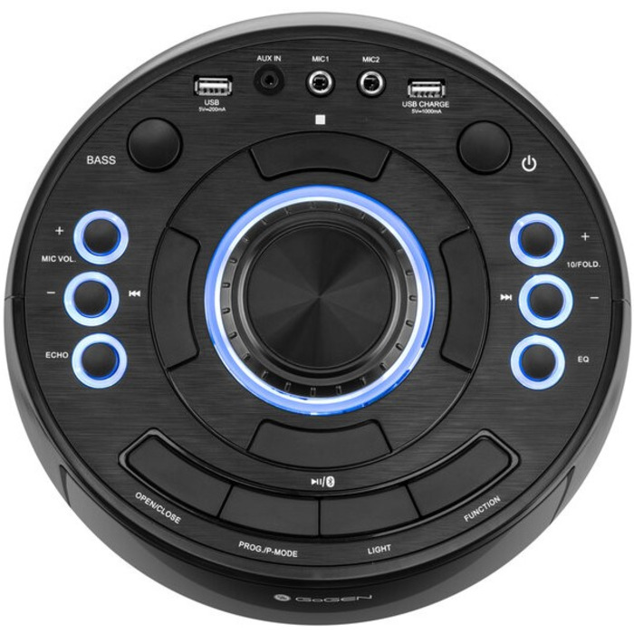 Портативна колонка GoGEN HAPPEE BPS 736CD, чорна, 90 Вт